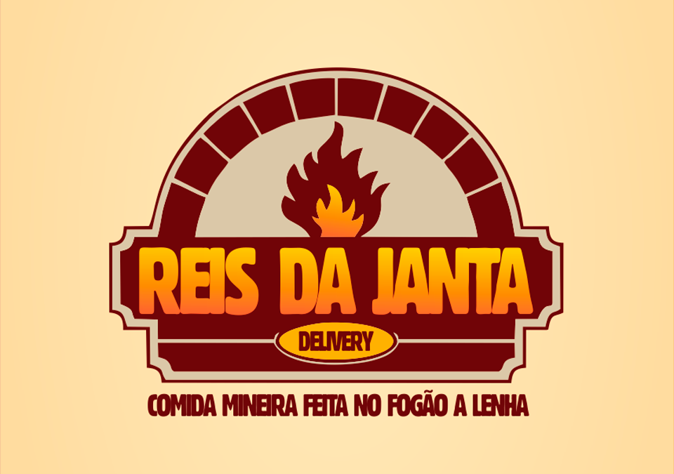 logotipo reis da janta